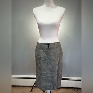 CLEARANCE! Gray Dalia Collection Pencil Skirt 6 EUC